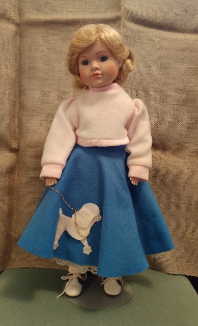 Doll with Poodle shirt